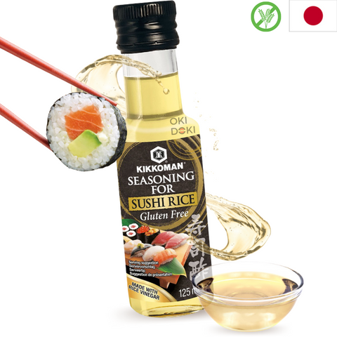 Mistura de Vinagre de Arroz para Sushi Sem Glúten Kikkoman 125ml