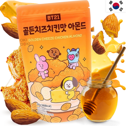 BT21 Aperitivo Almendra Sabor Pollo y Queso 180g