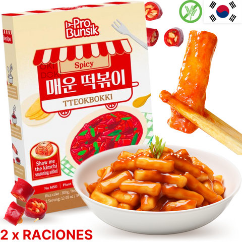 Pro Bunsik Tteokbokki Topokki Coreano Sabor Picante Original 343g