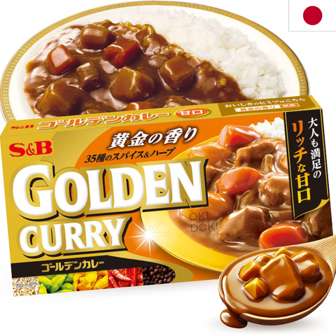 S&B Golden Curry Japonés Mild Sin Picante 198g