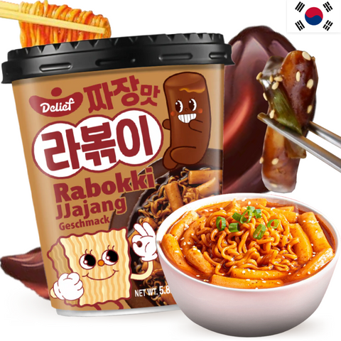 DELIEF Rabokki Inst. Coreano Sabor Jjajang 165g