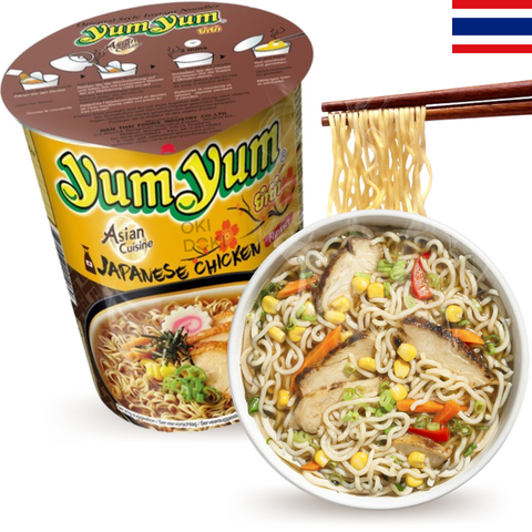Yum Yum Cup Noodles Sabor Shoyu Ramen com Frango 70g