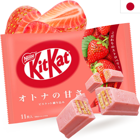 Kit Kat Mini Japanese Chocolate Strawberry Flavor 124.3g 11pcs