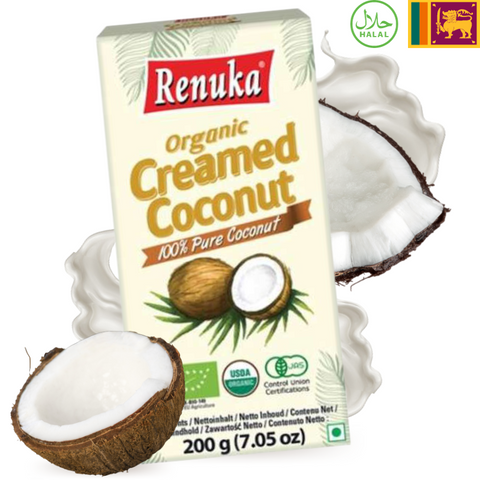 Renuka Crema de Coco Orgánica 68% (Bio, Halal) 200g