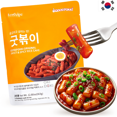 Goodpokki Tteokbokki con Salsa Dulce y Picante 363g
