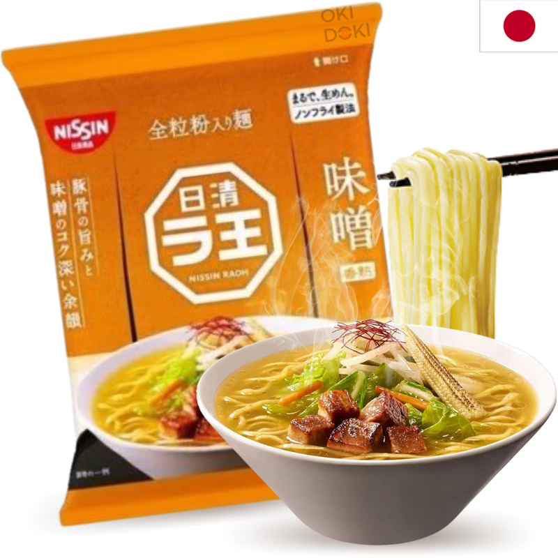 Nissin Raoh Japanese Ramen Miso 99g | OKIDOKI Asian Market