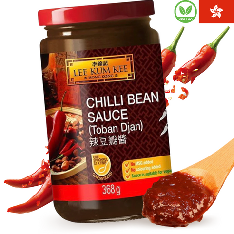 Lee Kum Kee Toban Djan Salsa Picante Chilli y Frijol Vegano 368g