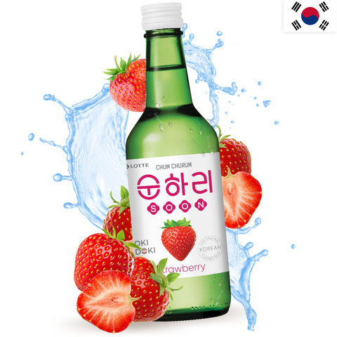 Lotte Chum Churum Soju Strawberry Fresa Alc. 12% 360ml