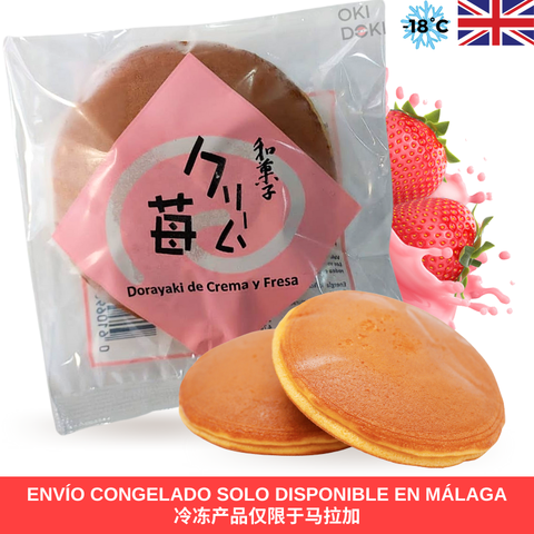 Dorayaki de Crema y Fresa 75g