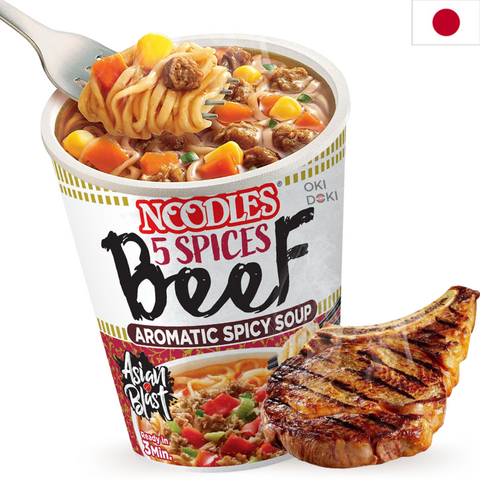 Nissin 5-Spice Beef Cup Noodles 64g