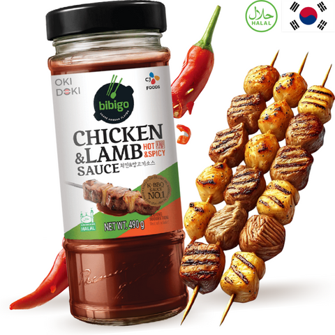 CJ BIBIGO Halal Spicy Chicken and Lamb Sauce 490g