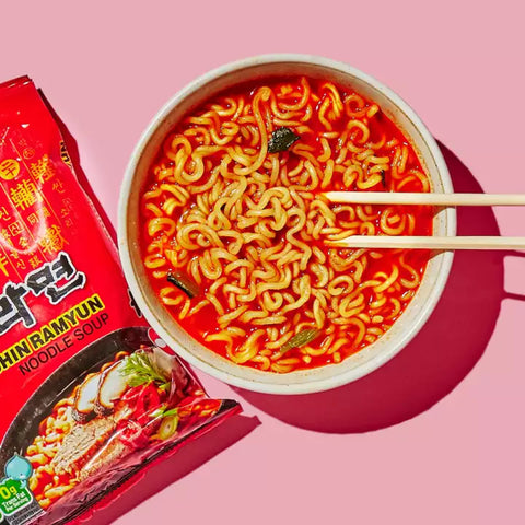 Nongshim Shin Ramyun Fideos Picante (Vegano, Halal) 120g
