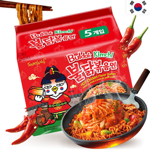 Samyang Buldak Ramen Hot Chicken Kimchi Spicy 135g X 5 units