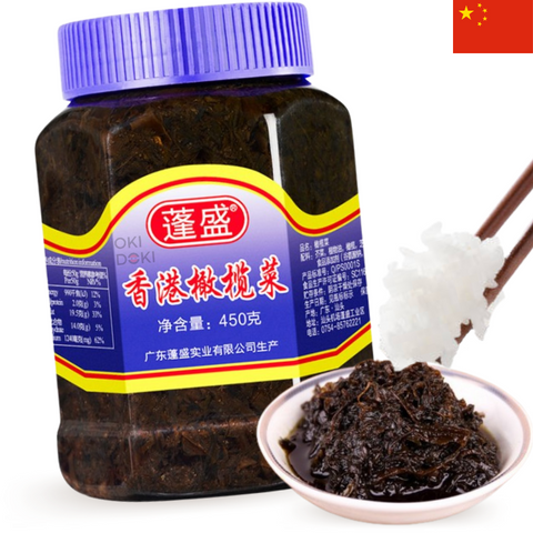 Groenten met ingelegde olijven in Hongkongse stijl als bijgerecht (450 g) 