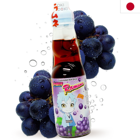 HATA Boruto Mitsuki Ramune Grape Uva 200ml