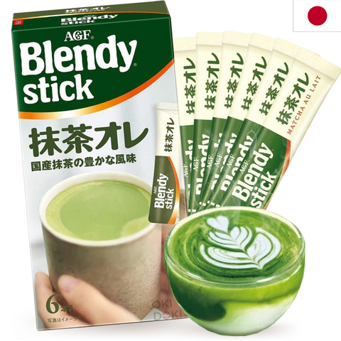 AGF 日式速溶抹茶拿铁 6条 60g