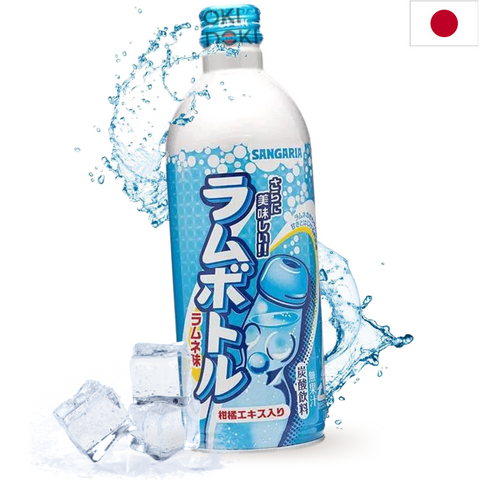 Sangaria Ramune Japanse editie originele aluminium fles 500 ml