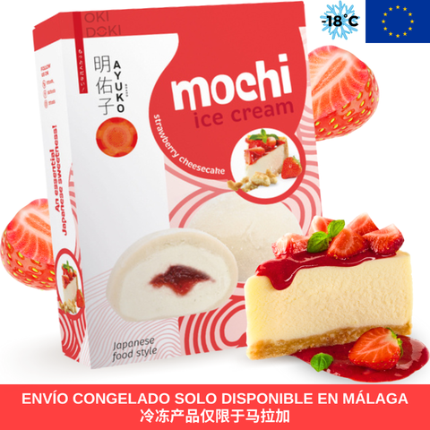 AYUKO Helado de Mochi Tarta de Queso con Fresa 180g