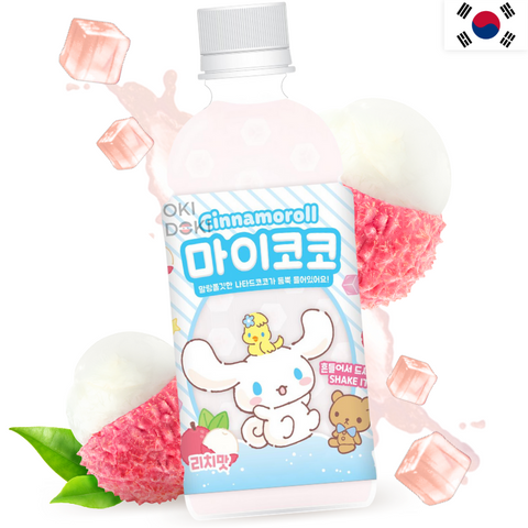 Sanrio Cinnamonroll Bebida de Lichi con Gelatina 340ml