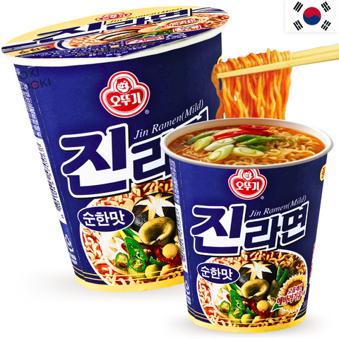 Ottogi Cup Ramyun Jin Ramen Mild Mild Little Spicy 65g