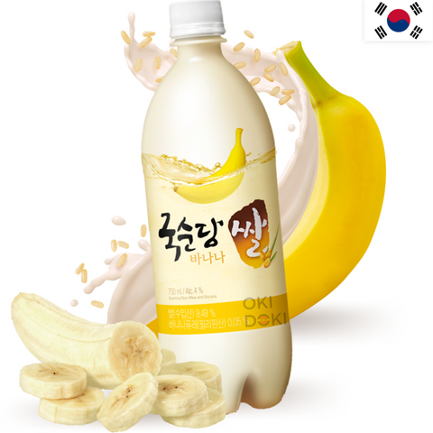 Kooksoondang Plantain Banana Wine Rice Makgeolli Alc. 3% 750ml