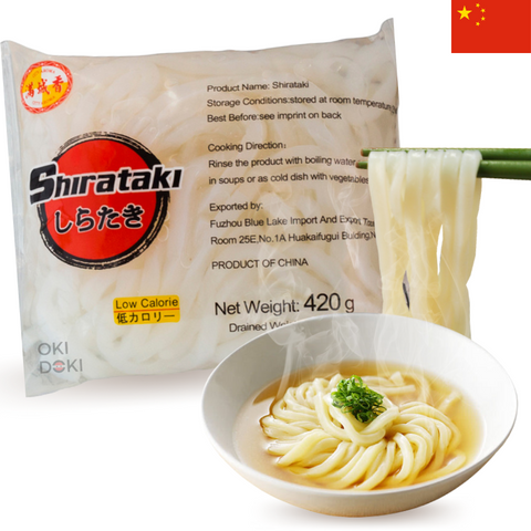 CITY AROMA Udon Shirataki Konjac Noodles 400g