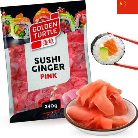 Gt Jengibre Rosa Encurtido para Sushi 240g