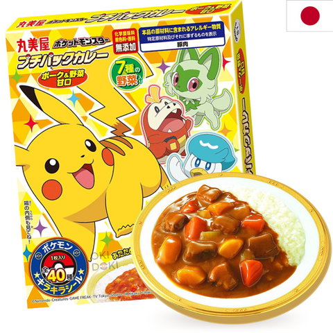 Marumiya Caril Instantâneo Sabor Carne de Porco e Vegetais com Autocolante Pokémon 120g