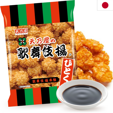 AMANOYA Knapperige Japanse Rijstcrackers Sojasaus Smaak 68g