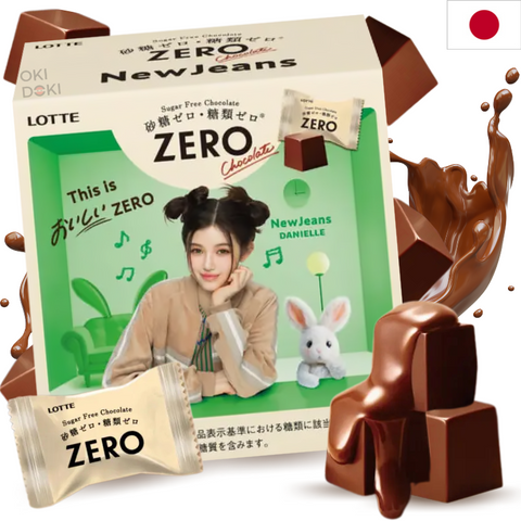 Lotte Meets New Jeans Chocolate Zero Sugar Free 48g