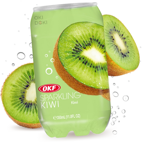 OKF Refresco Sparkling Sabor Kiwi Halal 350ml