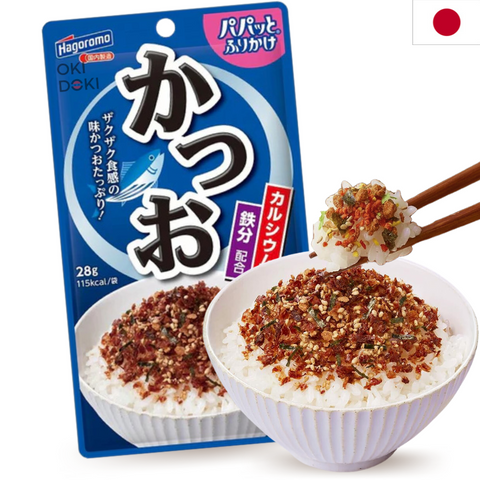 Hagoromo Furikake Condimento para Arroz de Alga y Bonito 28g