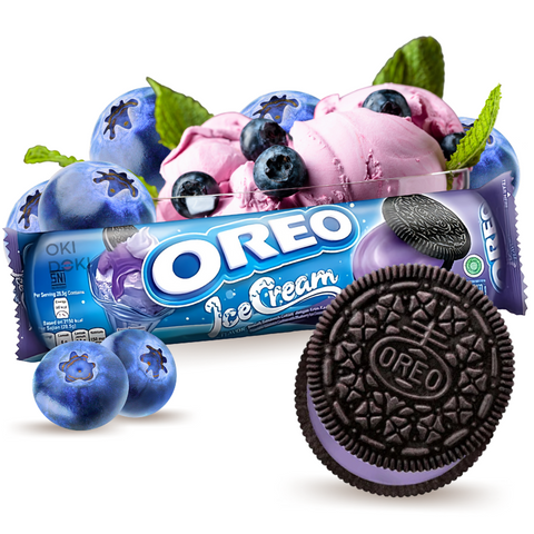 Oreo koekjes gevuld met bosbessen 119,6 g
