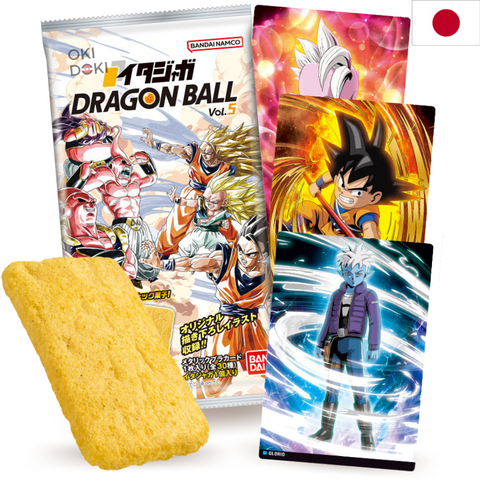 BANDAI Itajyaga Dragon Ball Vol.5 Galleta Arroz con Tarjeta 7g