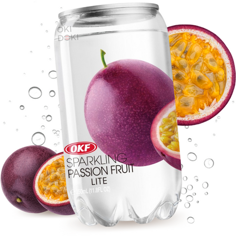 OKF Refresco Sparkling Sabor Maracuya Halal 350ml