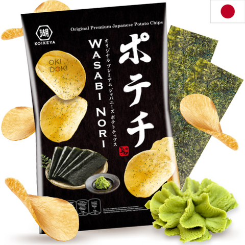 Koikeya Patatas Fritas Wasabi y Nori 100g