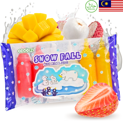 COCON Paleta de Hielo Sabor Frutas y Leche Halal 6pcs 480ml