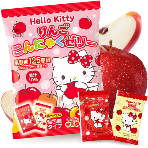 Yokoo Gelatinas de Konjac Sabor Manzana Hello Kitty (10pcs) 150g