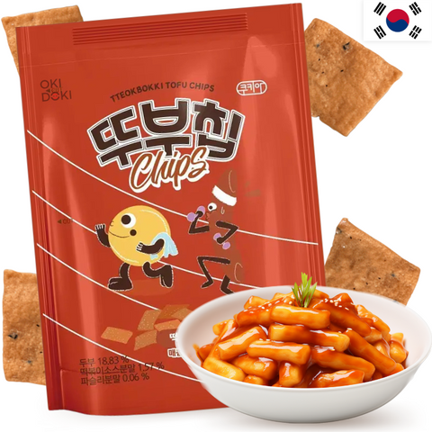 COOKIA Snack Crujiente de Tofu Sabor Topokki 50g