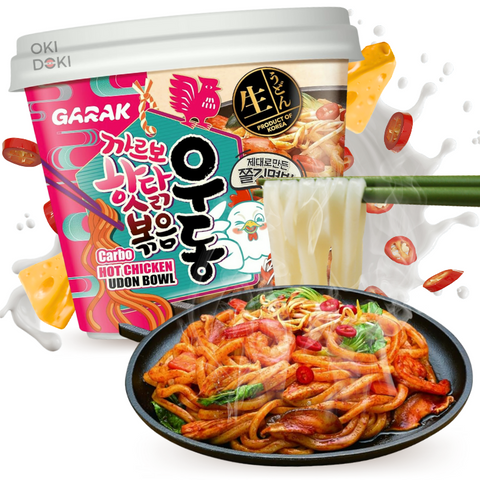 Garak Bowl Fideos Udon Sabor Carbonara Picante 230g