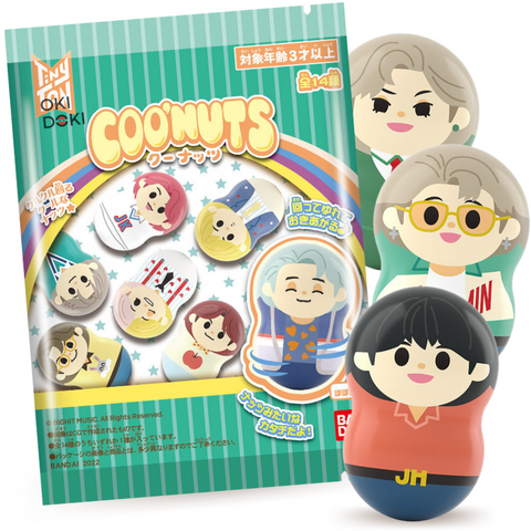 Bandai Coo'Nuts Bubble Gum with Tiny Tan Figure 25g