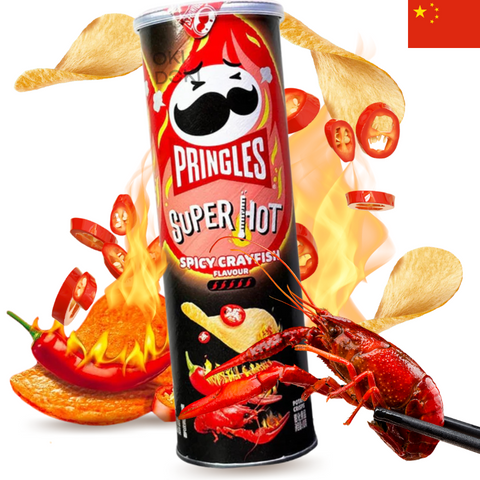 Pringles Crayfish Langosta con 13 Especias Chinas Picante 110g