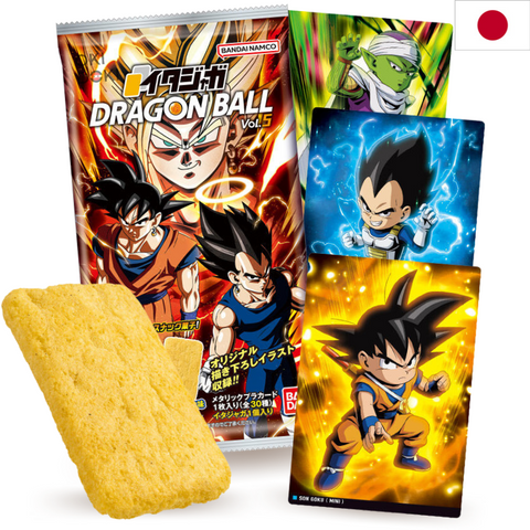 BANDAI Itajyaga Dragon Ball Vol.5 Galleta Arroz con Tarjeta 7g