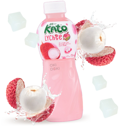Kato Bebida de Lychee Lichi con Gelatina Halal 320ml