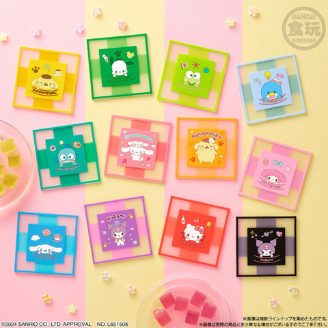 Bandai Sanrio Gominola Cuadrado Con Posavasos 27g