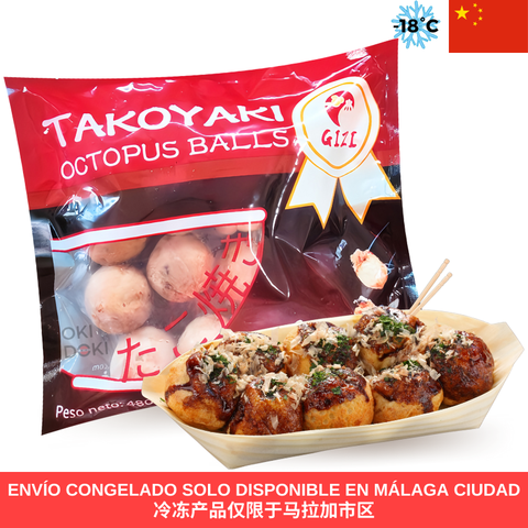 Gizi Takoyaki Bolas de Pulpo Japónes 480g 30g X 16pcs