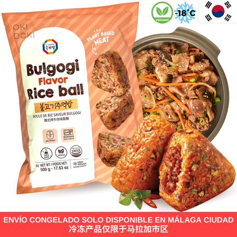 Surasang Onigiri Sabor Bulgogi Vegano (microondas) 5pcs 500g