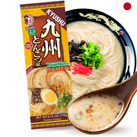 Itsuki Ramen Japanse Kyushu Tonkotsu-fu (zonder dieren) 2 porties 174 g