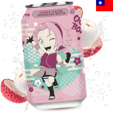 Ocean Bomb Naruto Sakura Bebida Gaseosa Sabor Lichí 330ml