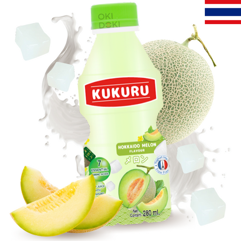 Bebida Kukuru Yakult Melão Hokkaido com Gelatina (Halal) 280ml